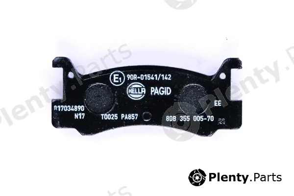 Hella 8DB355005-701 — Brake Pad Set, disc brake