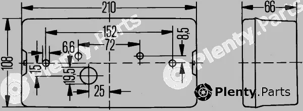 Hella 2VB006040-051 — Tail Light Assembly