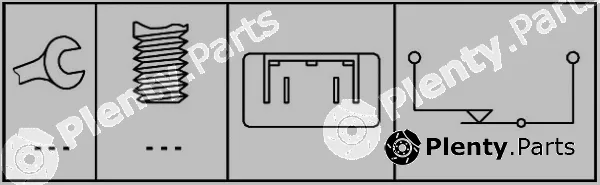 Hella 6DD008622-621 — Stop Light Switch