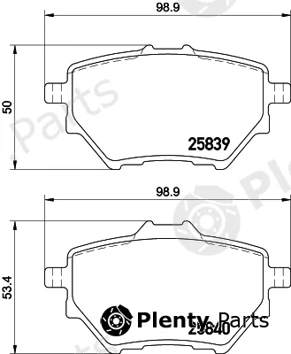 Hella 8DB355020-991 — Brake Pad Set, disc brake