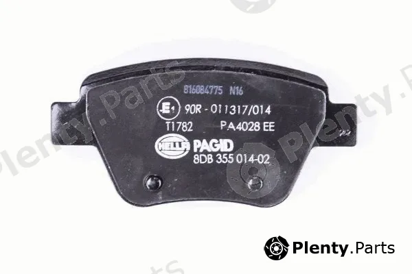 Hella 8DB355014-021 — Brake Pad Set, disc brake