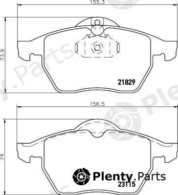Hella 8DB355007-771 — Brake Pad Set, disc brake