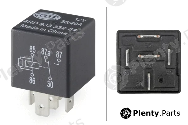 Hella 4RD933332-641 — Relay, cold start control