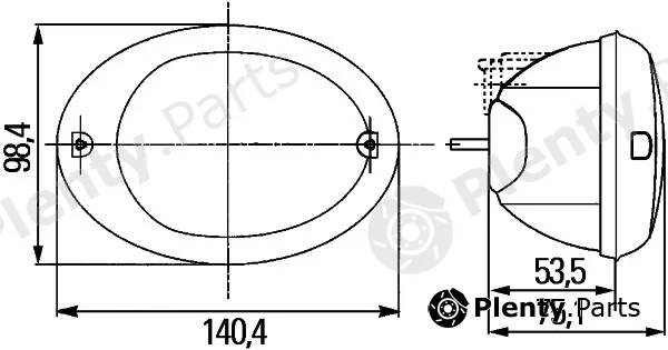 Hella 2SD343130-157 — Tail Light Assembly