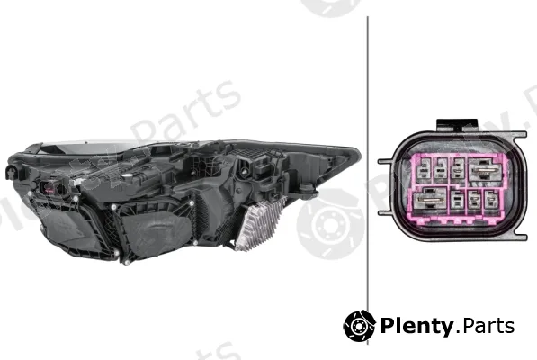 Hella 1ZX013378-111 — Headlight