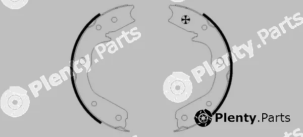 Hella 8DA355050-511 — Brake Shoe Set, parking brake