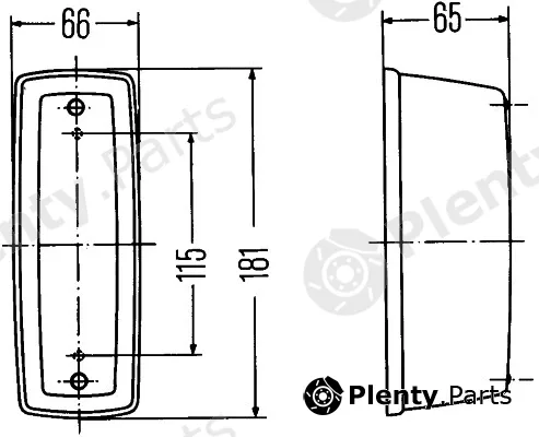 Hella 2BA001221-031 — Direction Indicator