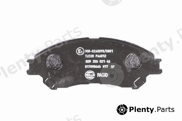 Hella 8DB355021-461 — Brake Pad Set, disc brake