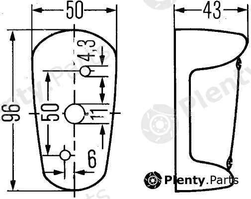 Hella 2BA001248-001 — Direction Indicator