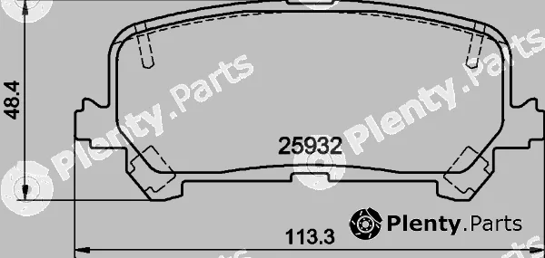 Hella 8DB355040-461 — Brake Pad Set, disc brake