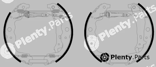 Hella 8DB355022-561 — Brake Shoe Set Shoe Kit Pro
