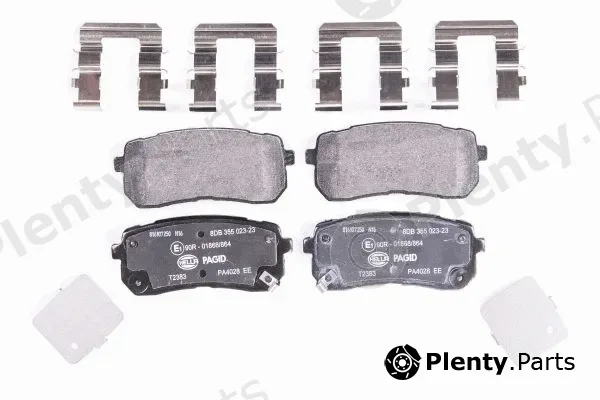 Hella 8DB355023-231 — Brake Pad Set, disc brake