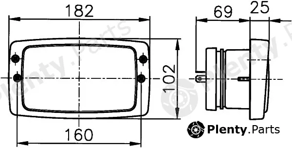 Hella 1AB006213-001 — Headlight