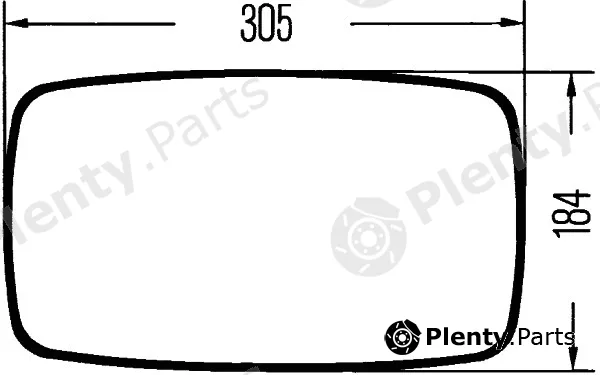 Hella 8SB003614-001 — Exterior Mirror