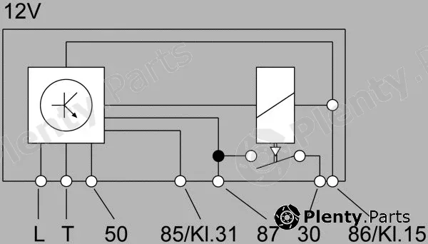 Hella 4RV008188-171 — Control Unit, glow time
