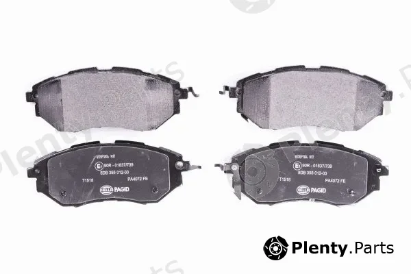 Hella 8DB355012-031 — Brake Pad Set, disc brake