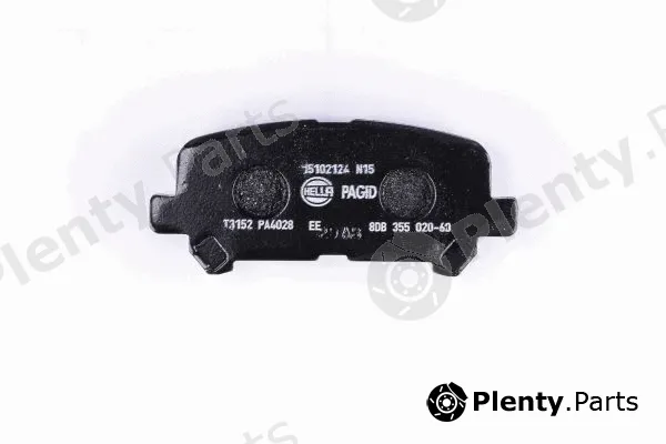 Hella 8DB355020-601 — Brake Pad Set, disc brake