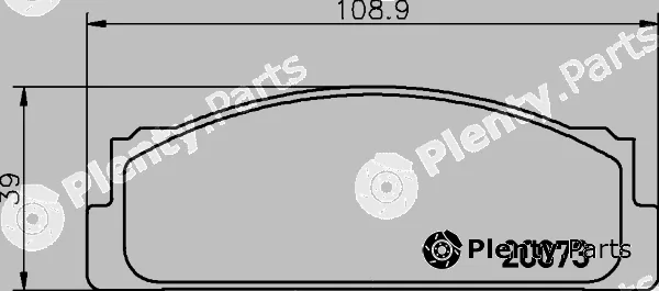 Hella 8DB355007-111 — Brake Pad Set, disc brake