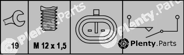 Hella 6ZF007671-001 — Switch, reverse light