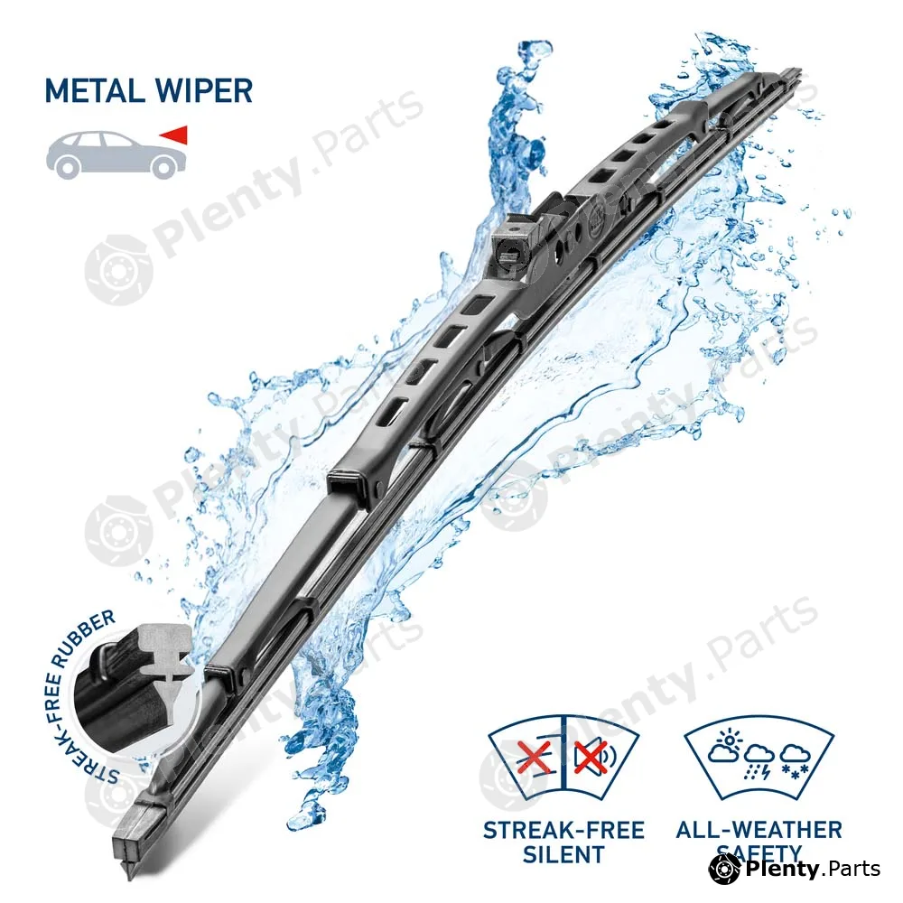 Hella 9XW190253-141 — Wiper Blade Metal