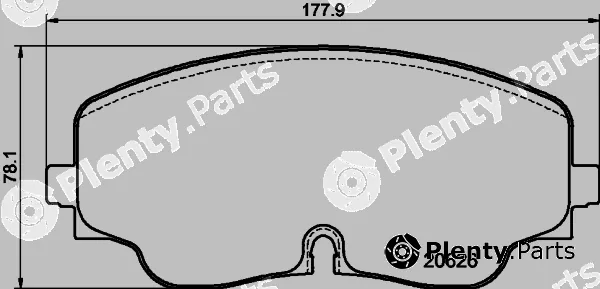 Hella 8DB355041-051 — Brake Pad Set, disc brake