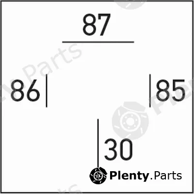 Hella 4RA003437-088 — Relay, main current