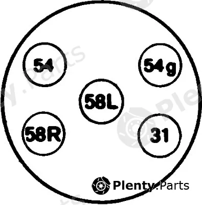 Hella 8JB001940-001 — Socket