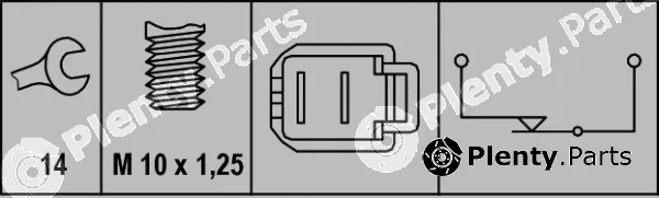 Hella 6DF007365-001 — Stop Light Switch