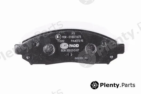 Hella 8DB355012-071 — Brake Pad Set, disc brake