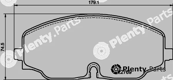 Hella 8DB355039-941 — Brake Pad Set, disc brake