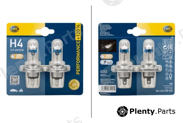 Hella 8GJ223498-024 — Bulb, spotlight PERFORMANCE UP TO 120%