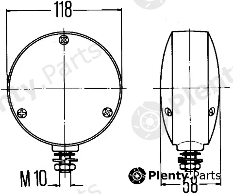 Hella 2BA003022-001 — Direction Indicator