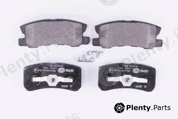 Hella 8DB355009-691 — Brake Pad Set, disc brake