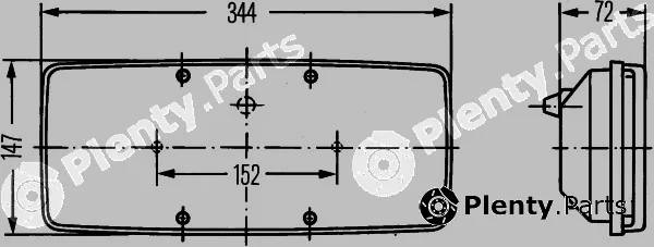 Hella 2SD003167-531 — Tail Light Assembly