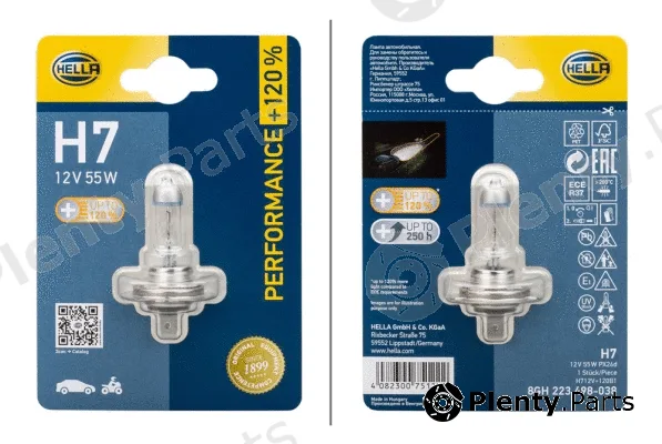 Hella 8GH223498-038 — Bulb, spotlight PERFORMANCE UP TO 120%
