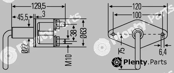 Hella 6EK008458-011 — Main Switch, battery