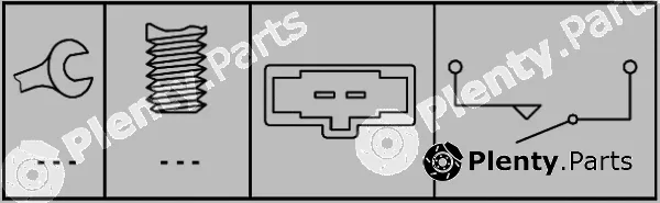 Hella 6DD008622-701 — Switch, clutch control (cruise control)