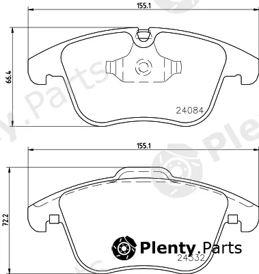 Hella 8DB355023-981 — Brake Pad Set, disc brake