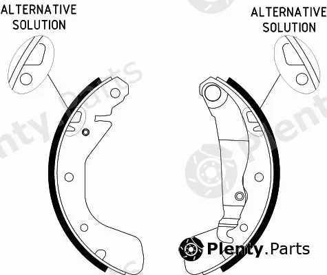 Hella 8DB355001-301 — Brake Shoe Set