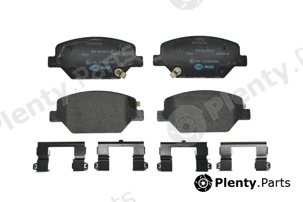 Hella 8DB355039-121 — Brake Pad Set, disc brake