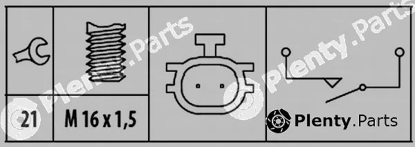 Hella 6ZF181612-061 — Switch, reverse light
