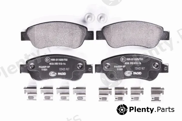 Hella 8DB355012-141 — Brake Pad Set, disc brake