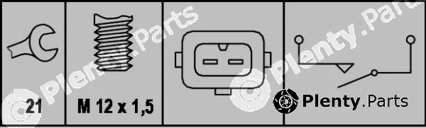 Hella 6ZF007673-001 — Switch, reverse light