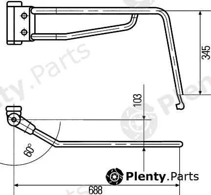 Hella 8HG503019-022 — Holder, exterior mirror