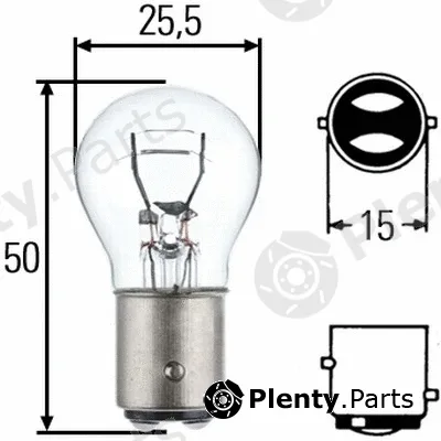 Hella 8GD002078-173 — Bulb, direction indicator LONG LIFE UP TO 3x LONGER LIFETIME