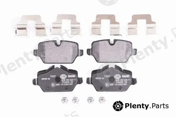 Hella 8DB355020-111 — Brake Pad Set, disc brake
