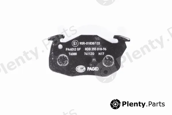 Hella 8DB355018-961 — Brake Pad Set, disc brake