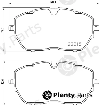 Hella 8DB355024-731 — Brake Pad Set, disc brake