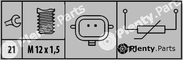 Hella 6PT009309-471 — Sensor, coolant temperature