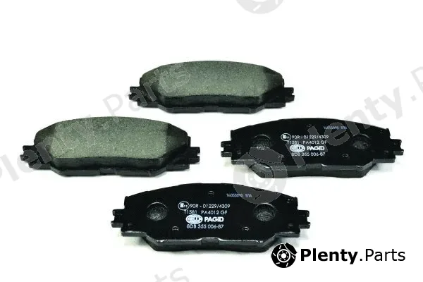 Hella 8DB355006-871 — Brake Pad Set, disc brake
